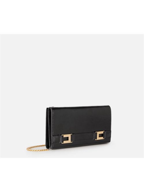 LOGO WALLET ELISABETTA FRANCHI | PF65A61E2110 nero